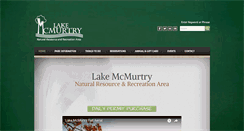 Desktop Screenshot of lakemcmurtry.com